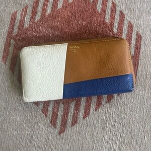 Fossil leather wallet